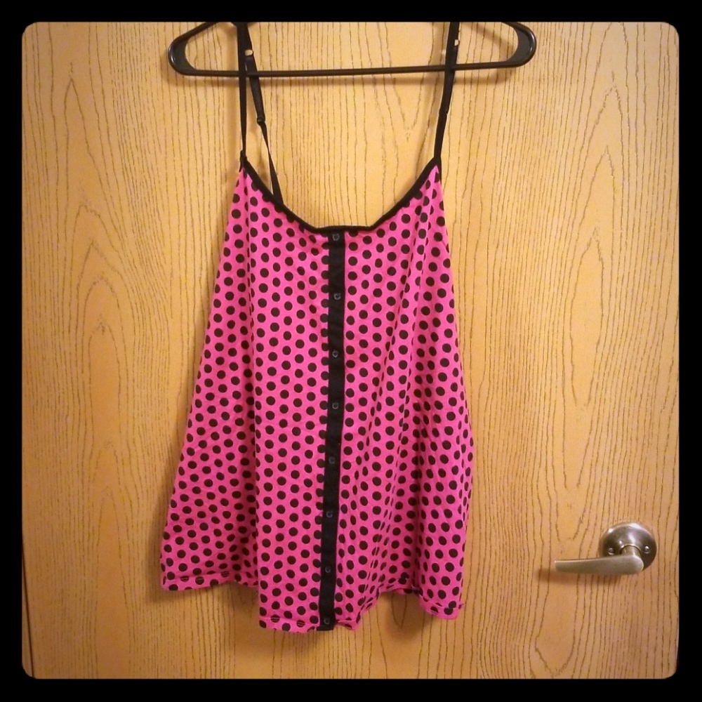 Cacique Polka Dot Sleep Tank